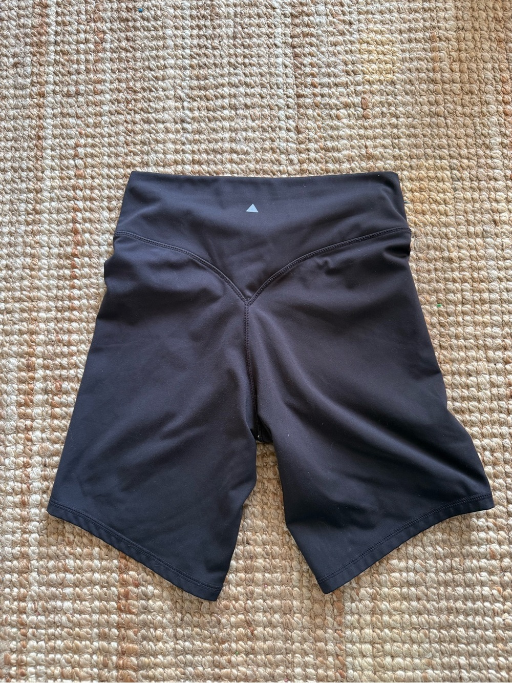 Vitality Black Bike Shorts | High Rise | 7” Inseam | S